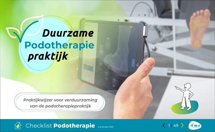 Cover e-boek Duurzame Podotherapiepraktijk Praktijk 150dpi