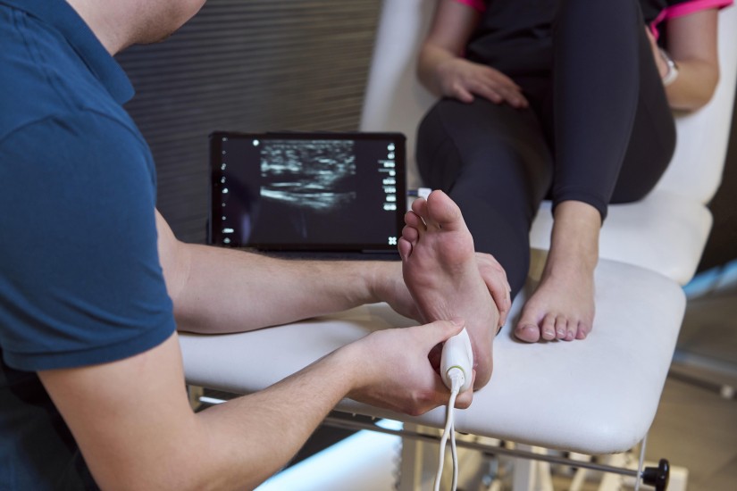 Echografie bij client